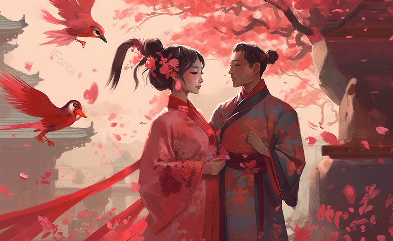 唯美情人节七夕情侣相约插画,插画/手绘图,插画/手绘图库,插画/手绘图下载,插画/手绘